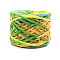 Soft Crocheting Polyester Yarn, Thick Knitting Yarn for Scarf, Bag, Cushion Making, Segment Dyed, Lime Green, 7mm