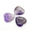 Natural Amethyst Cabochons, Heart, 29~30x29~30x6~8mm
