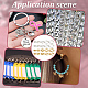 100Pcs Brass Split Rings&nbsp;FIND-HY0005-04A-5
