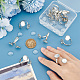 DIY Blank Dome Ring Making Kit&nbsp;DIY-UN0004-56-4