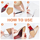 Rubber Self-adhesive Anti-Slip Shoe Bottom Pads&nbsp;FIND-WH0128-36B-3