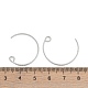 Brass Earring Hooks&nbsp;KK-C069-02P-3