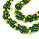 Handmade Bumpy Lampwork Beads Strands&nbsp;LAMP-T017-02-3