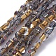 Electroplate Glass Beads Strands&nbsp;EGLA-L023A-HP01-1