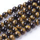 Natural Tiger Eye Beads Strands&nbsp;G-C076-10mm-1B-1