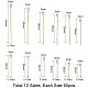 Brass Eye Pin&nbsp;KK-PH0035-16G-2