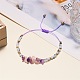 Natural Amethyst Adjustable Bracelets&nbsp;VY0463-2-1