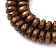 Electroplated Natural Lava Rock Beads Strands&nbsp;G-A256-E01-01D-2