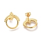304 Stainless Steel Stud Earrings&nbsp;EJEW-H100-04G-2