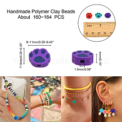 Handmade Polymer Clay Beads Strands&nbsp;CLAY-AR0001-02