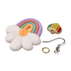 DIY Rainbow Dangle Earring Making Kits&nbsp;DIY-SZ0008-76