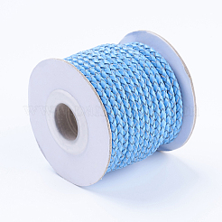 Round Braided Cowhide Cords&nbsp;WL-L009-01I