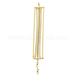 304 Stainless Steel Chains Multi-strand Bracelet for Women&nbsp;BJEW-G674-01A-G