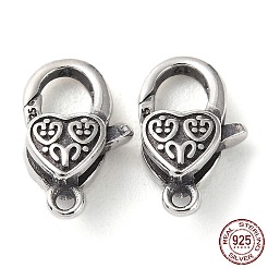 925 Thailand Sterling Silver Lobster Claw Clasps&nbsp;STER-D003-22AS