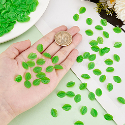 300Pcs Plastic Simulated Mint Leaves&nbsp;KY-OC0001-34