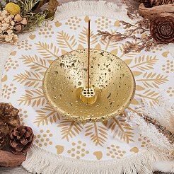 Cement & Brass Incense Burners Holder&nbsp;AJEW-WH0596-609