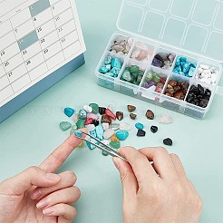 250g 10 Colors Natural & Synthetic Gemstone Beads&nbsp;G-NB0002-58