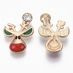 Alloy Enamel Cabochons&nbsp;PALLOY-R119-16