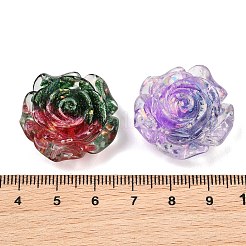 Two Tone Luminous Transparent Resin Beads&nbsp;RE-CBAC4C7-20