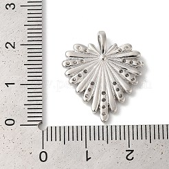 Rack Plating Brass Clear Cubic Zirconia Pendants&nbsp;X-KK-Z056-13P