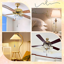 Tibetan Style Alloy Ceiling Fan Pull Chain Extenders&nbsp;AJEW-AB00125