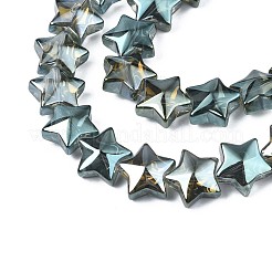 Electroplate Glass Beads Strand&nbsp;EGLA-S188-18-A02