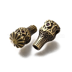 Brass Micro Pave Cubic Zirconia Beads&nbsp;KK-M313-17AG
