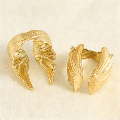 304 Stainless Steel Cuff Open Rings&nbsp;LN1583-2