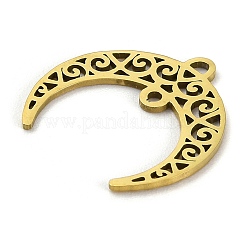 201 Stainless Steel Hollow Connector Charms&nbsp;X-STAS-E200-07G