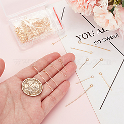 200Pcs 4 Styles Brass Eye Pin&nbsp;KK-BC0013-37