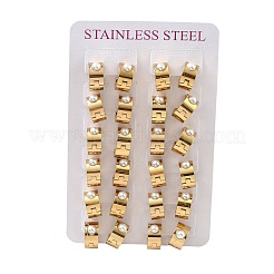 201 Stainless Steel Wide Huggie Hoop Earrings&nbsp;EJEW-D354-10G