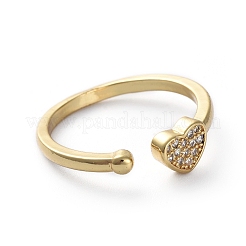 Adjustable Brass Cuff Finger Rings&nbsp;RJEW-G096-25G