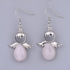 Natural & Synthetic Gemstone Dangle Earring&nbsp;EJEW-JE03160