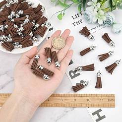 100Pcs Faux Suede Tassel Pendant Decorations&nbsp;FIND-SC0002-29E