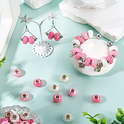 100Pcs Large Hole Resin Rhinestone European Beads&nbsp;OPDL-TA0001-07A
