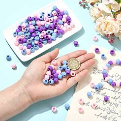 180Pcs 3 Colors Opaque Acrylic European Beads Beads&nbsp;SACR-FS0001-53