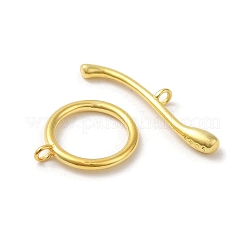 Rack Plating 925 Sterling Silver Toggle Clasps&nbsp;LS-STER-G038-03G