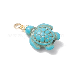 Dyed Synthetic Turquoise Pendnats&nbsp;PALLOY-JF05075