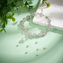 8Pcs Sterling Silver Crimp Beads&nbsp;STER-BC0002-67P