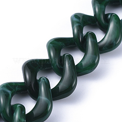 Handmade Acrylic Curb Chains&nbsp;AJEW-JB00591