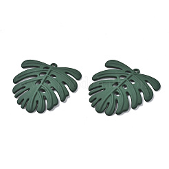 Spray Painted Alloy Pendants&nbsp;X-PALLOY-T077-117B-RS