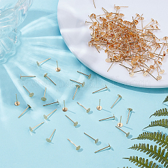 200Pcs 304 Stainless Steel Stud Earring Findings&nbsp;STAS-ME0001-49