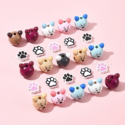 40Pcs 10 Styles Natural Wooden Beads&nbsp;WOOD-FS0001-35