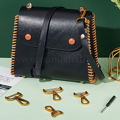 8Pcs 4 Styles Tibetan Style Zinc Alloy Swivel Lobster Claw Clasps&nbsp;FIND-PH0008-63AG