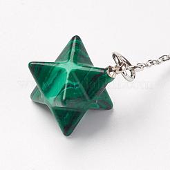 Chakra Natural & Synthetic Mixed Stone Dowsing Pendulums&nbsp;G-F516-01