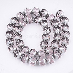 Electroplate Glass Beads Strands&nbsp;X-EGLA-T019-02B