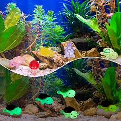 30Pcs Luminous Resin Tortoise Display Decorations&nbsp;DJEW-DR0001-14