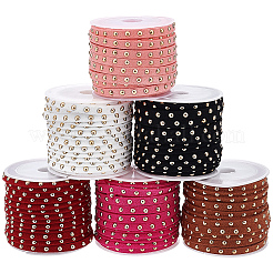 6 Rolls 6 Colors Faux Suede Cord&nbsp;LW-CY0001-02
