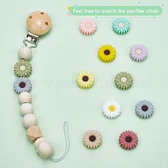 20Pcs 10 Colors Silicone Beads&nbsp;SIL-CA0001-08