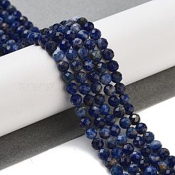Natural Sodalite Beads Strands&nbsp;G-B088-C03-04